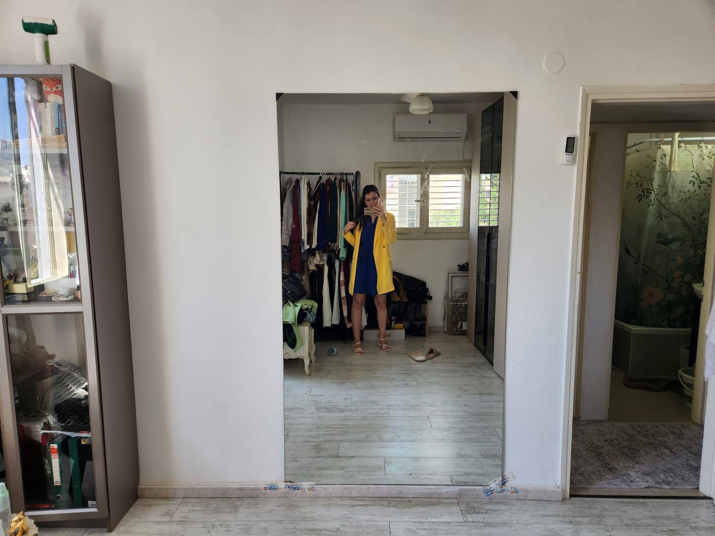 Customer photo review of מראה ללא מסגרת לפי מידה