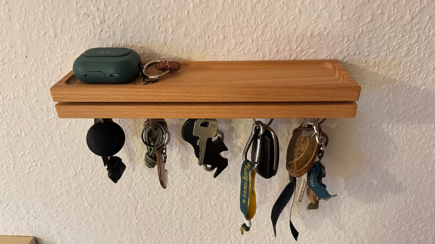 Customer photo review of Schlüsselbrett TALEA aus Holz