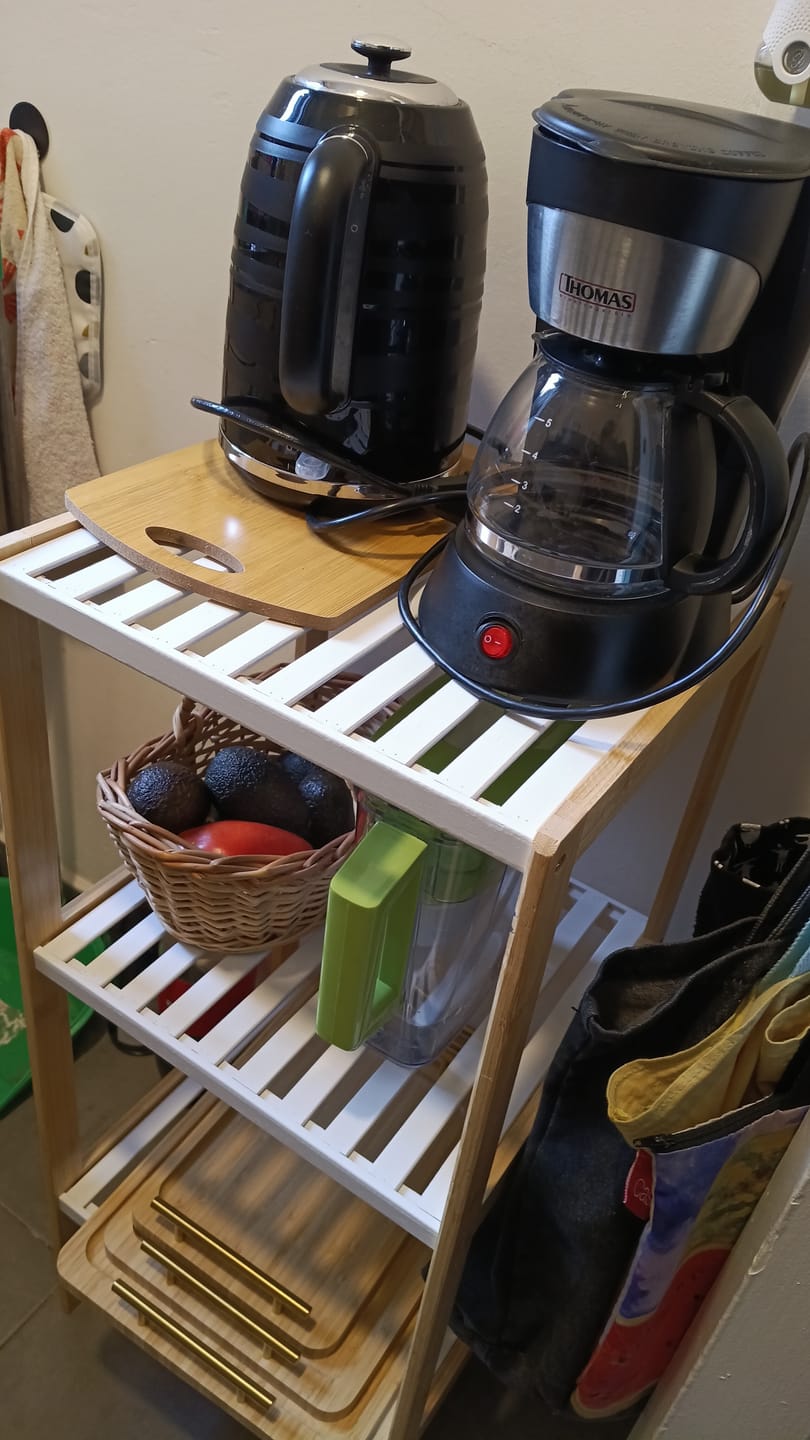 Customer photo review of Estante Organizador De Bambu Mueble De Lujo Para Cocina Baño 3 - 4 - 5 Niveles