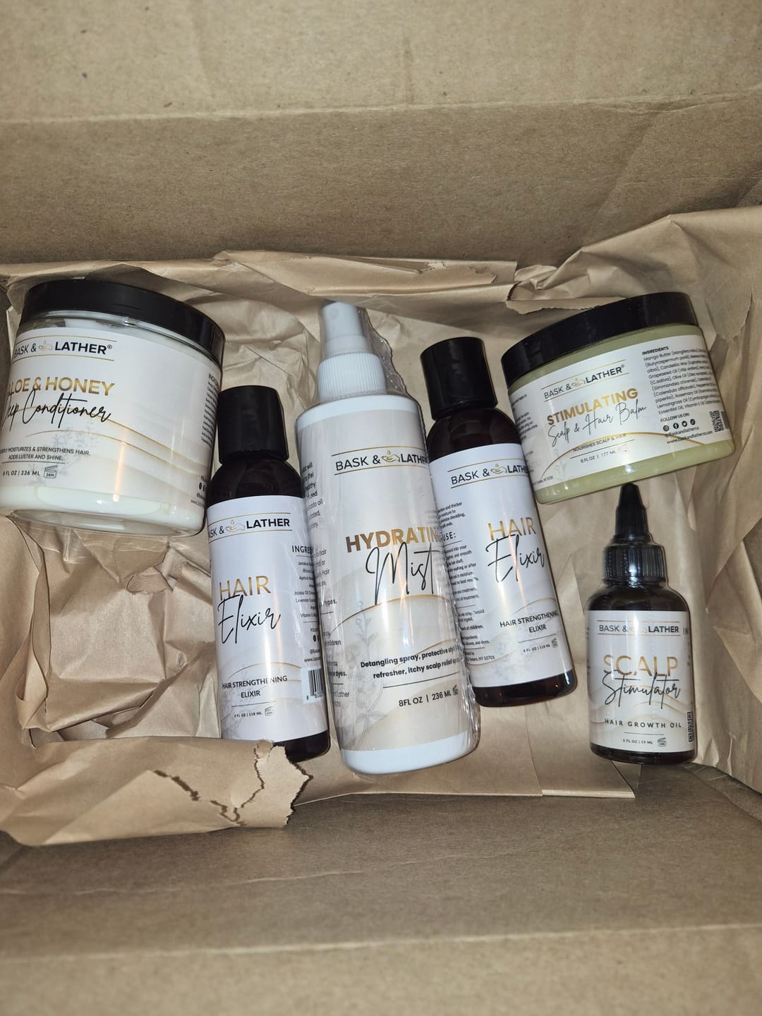 Customer photo review of Moisturize & Seal Bundle