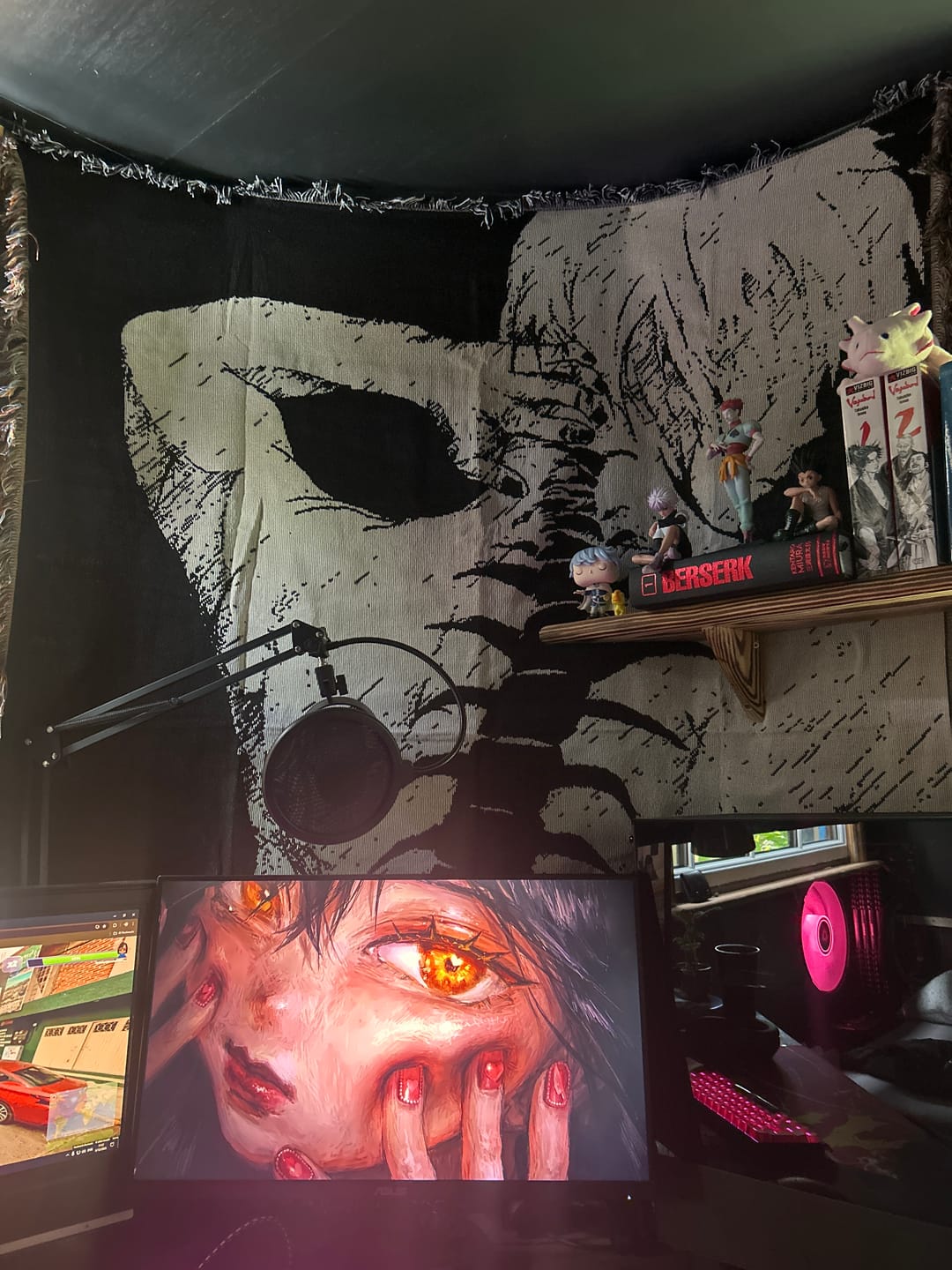 Customer photo review of Ghoul 2 Woven Blanket Tapestry