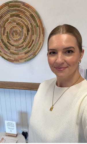 Customer photo review of Motion Pendant Necklace