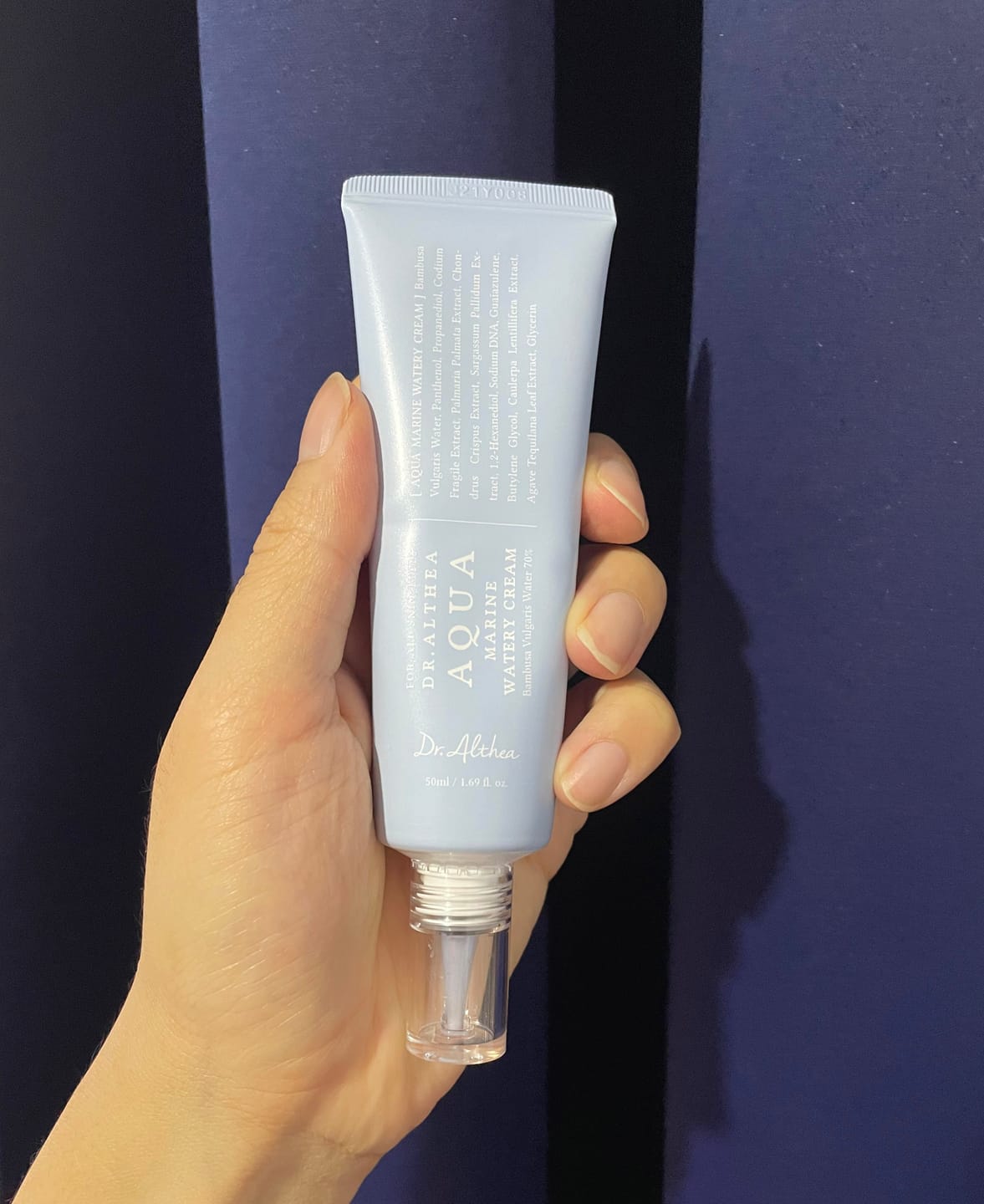 Customer photo review of DR. ALTHEA - Aqua Marine Watery Cream 50 ML | Hidratacion Profunda