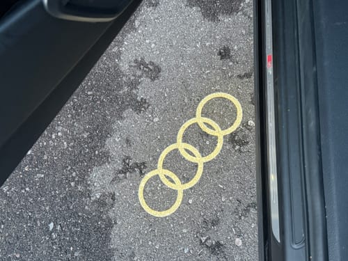 Customer photo review of AUDI DOOR LIGHTS