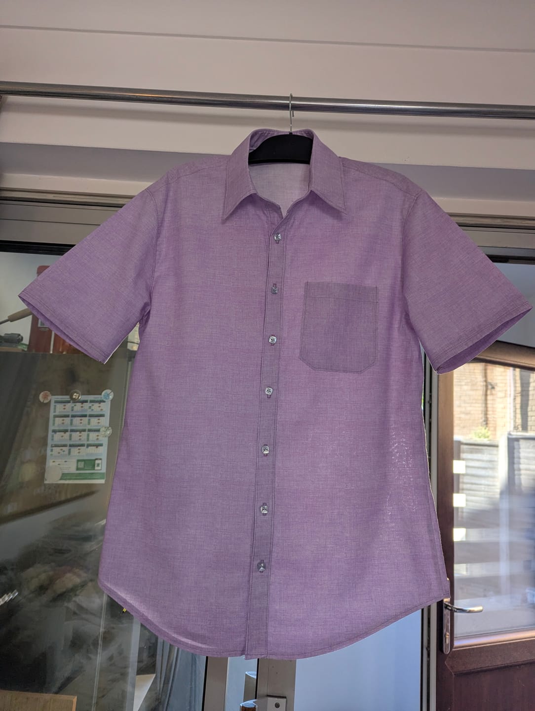 Customer photo review of Linen Textured Look Cotton Fabric