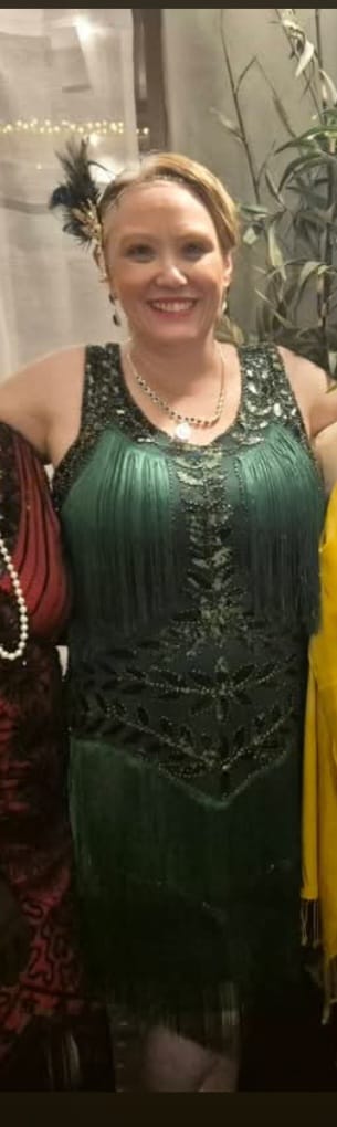 Customer photo review of Aletta Flapper Dress - Green