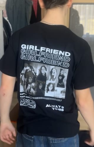 Customer photo review of Custom Only You Photo Tee/Crewneck/Hoodie