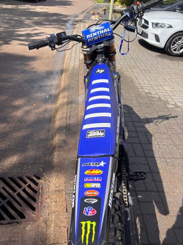 Customer photo review of Custom Seat Cover: Talaria Komodo