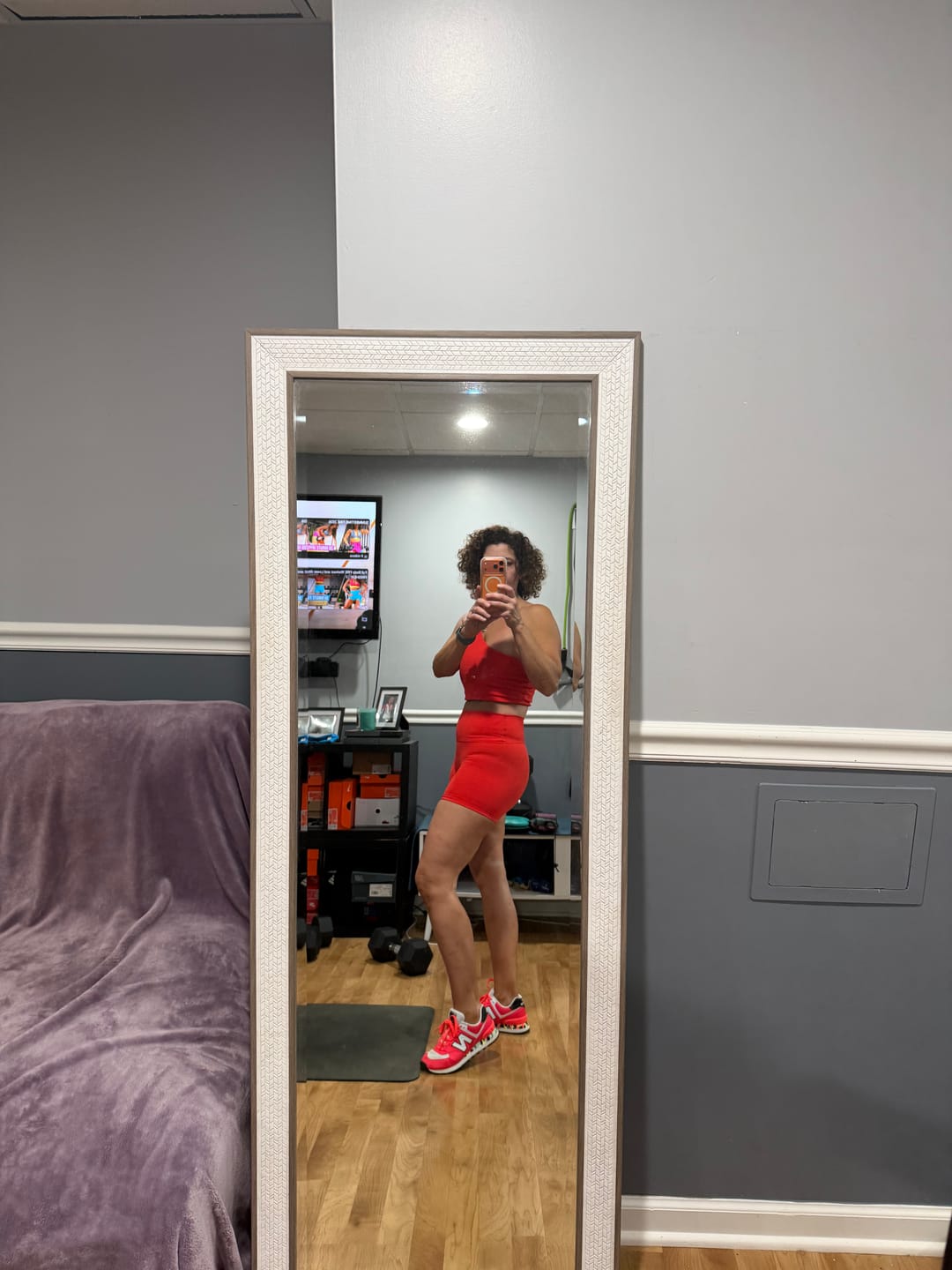 Customer photo review of BOLD One-Shoulder Longline Bra