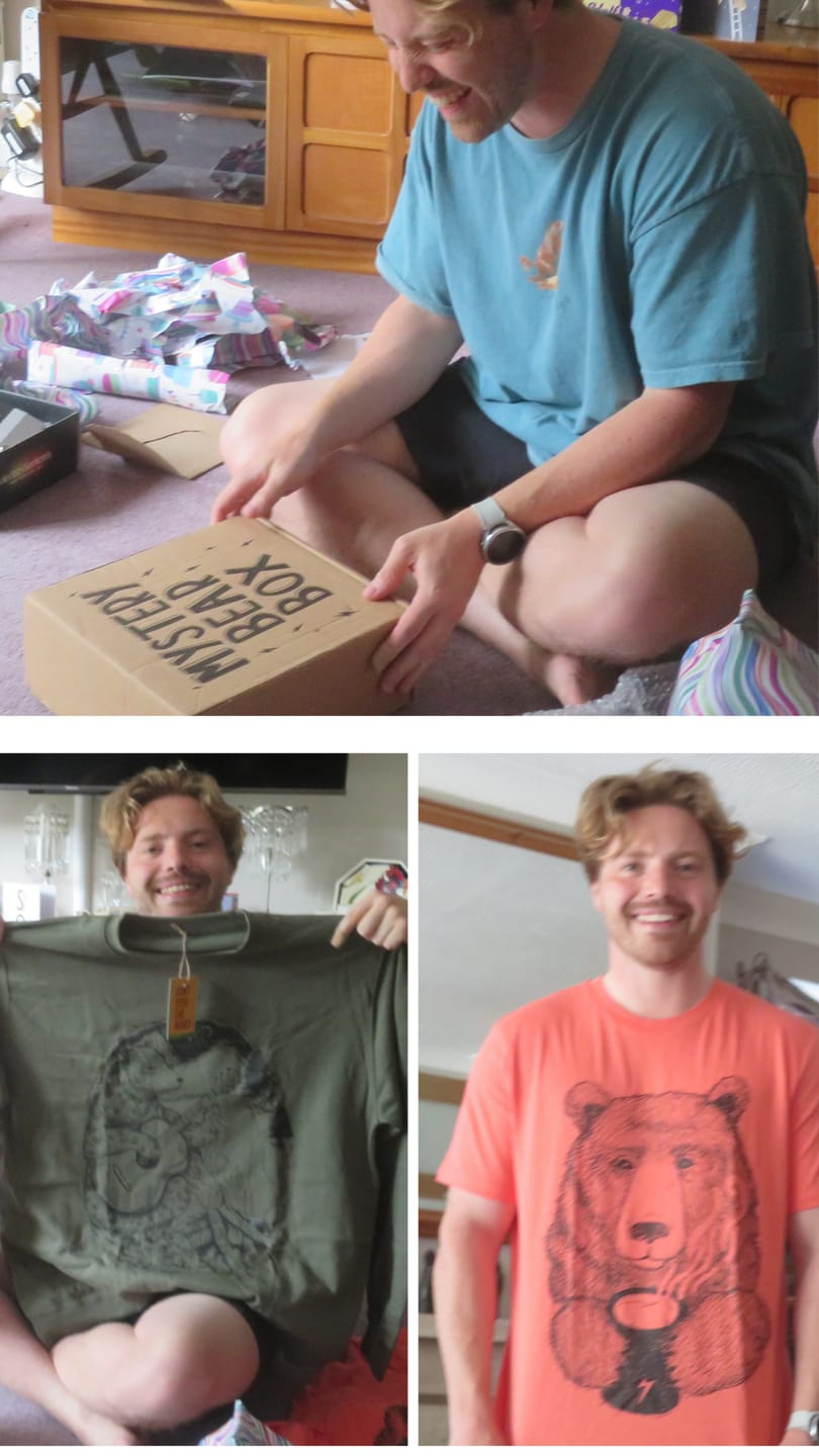 Customer photo review of Mystery Bear Box
