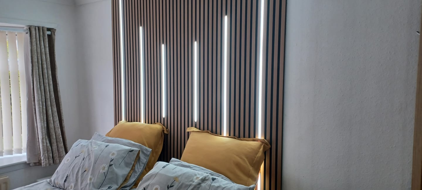 Customer photo review of Wall Panel LED Lighting Strip Kit