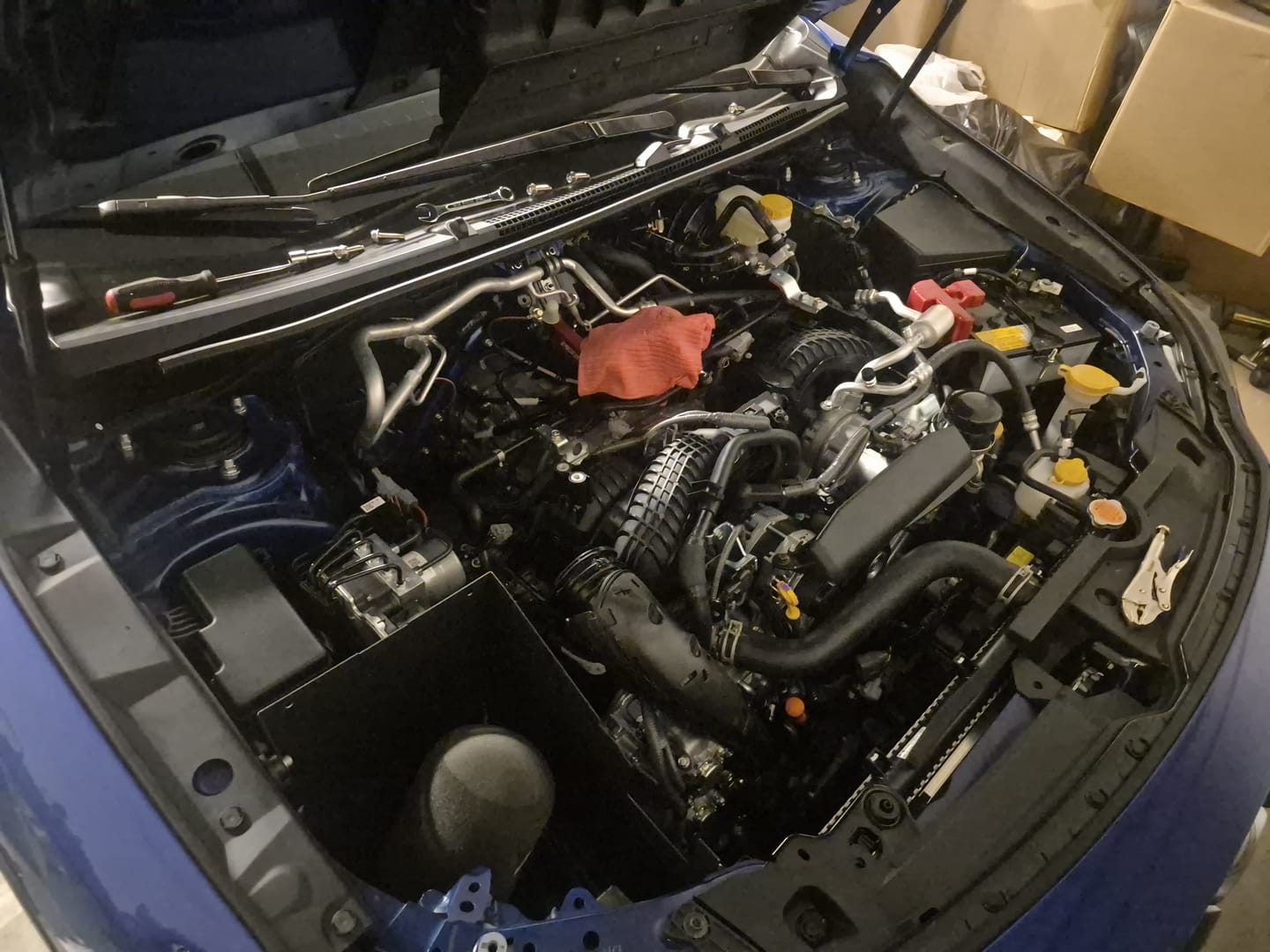 Customer photo review of Pitch Stop Mount for WRX, STI, Impreza, Legacy, Outback & Crosstrek