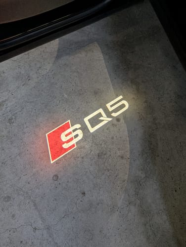 Customer photo review of AUDI DOOR LIGHTS