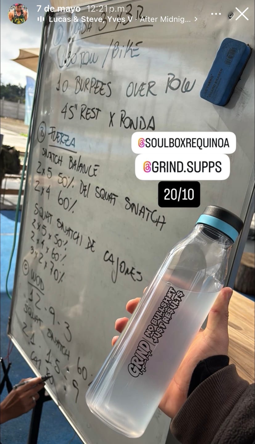 Customer photo review of Botella GRIND Hydration (700 ml)