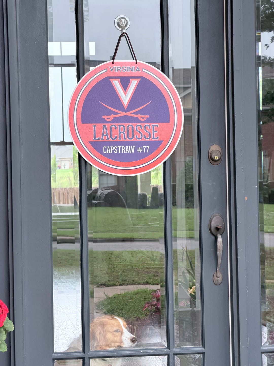 Customer photo review of Virginia Cavaliers Personalized Monogram Metal Art