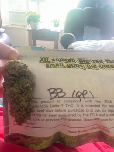 Customer photo review of Big Bud THCA Flower