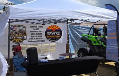 Customer photo review of Custom Vinyl Banner