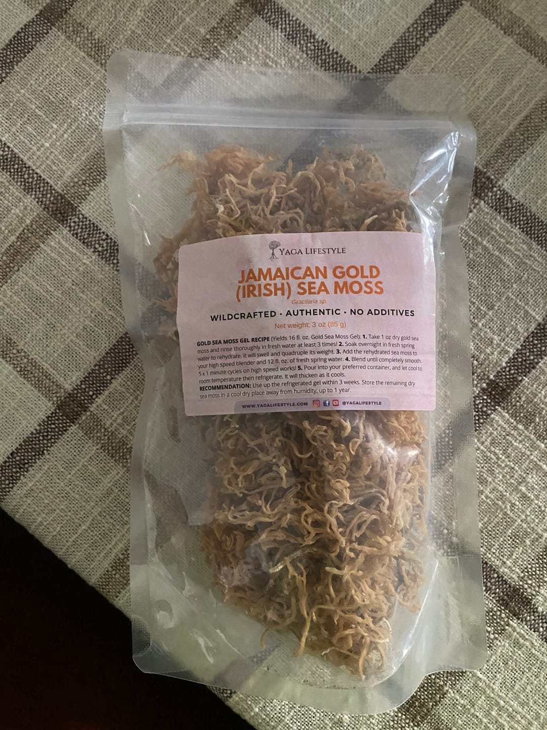Customer photo review of Jamaican Gold Irish Sea Moss