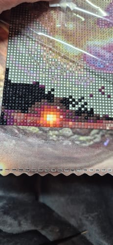 Customer photo review of 5D Diamond Painting – Zaubereule des Lichts