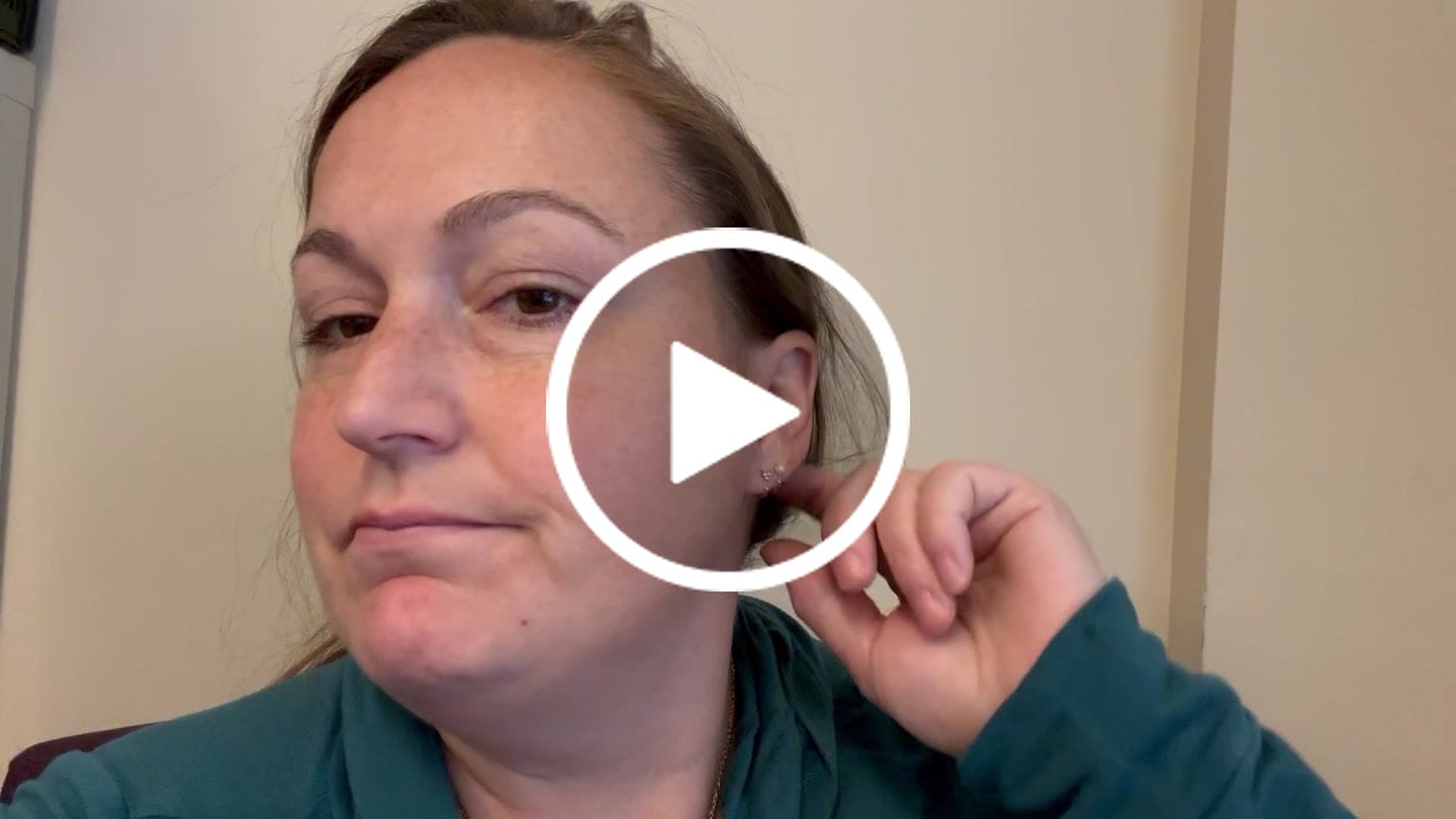 Customer video review of Stay Close Pearl Hoops Set