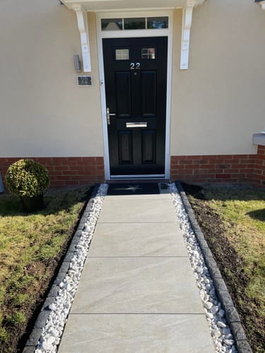 Customer photo review of Kandala - Grey Porcelain Paving Tiles - 900 x 600 x 20mm