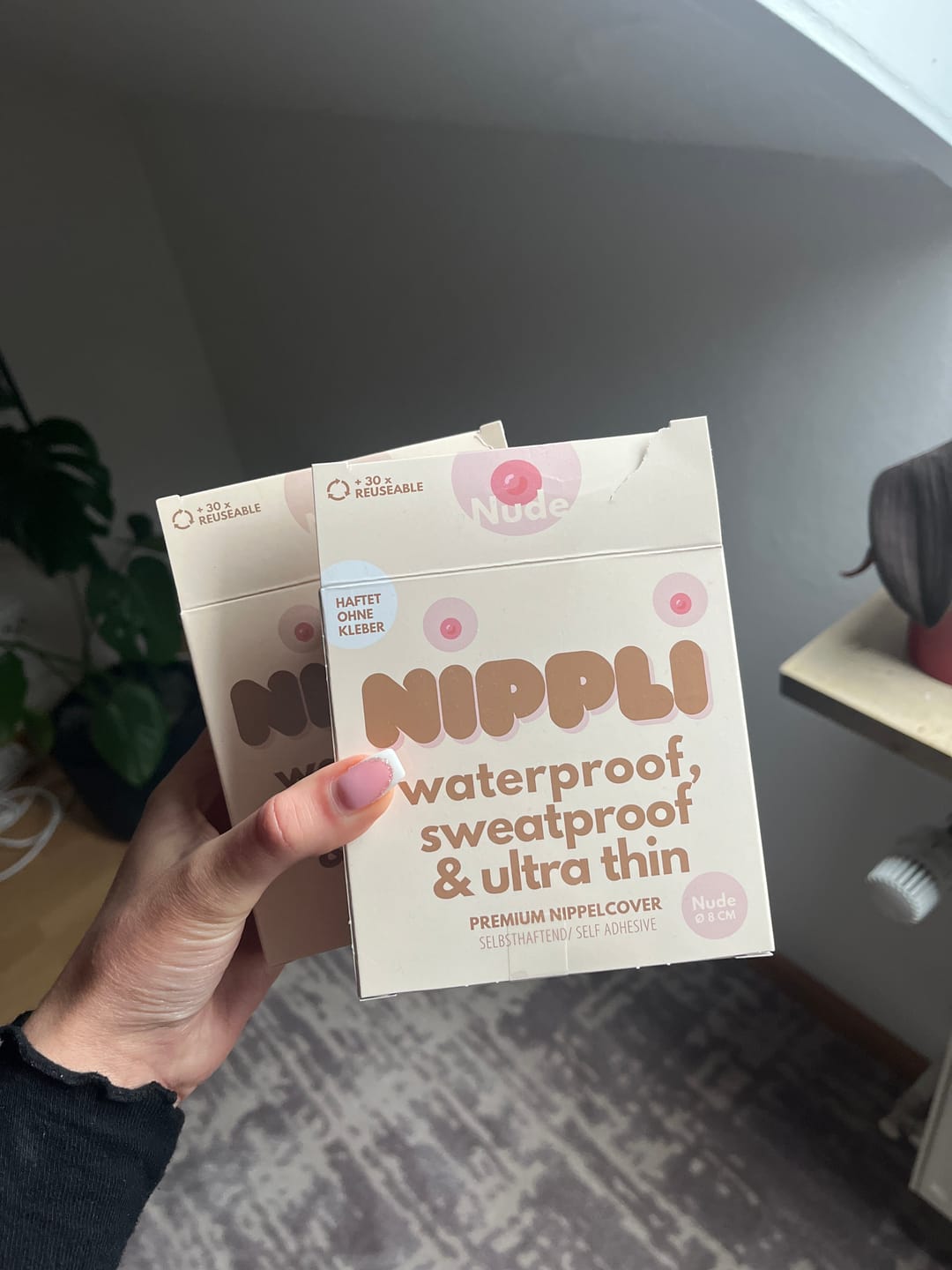 Customer photo review of 4er Mix Pack Nippelcover selbsthaftend + mit Kleber