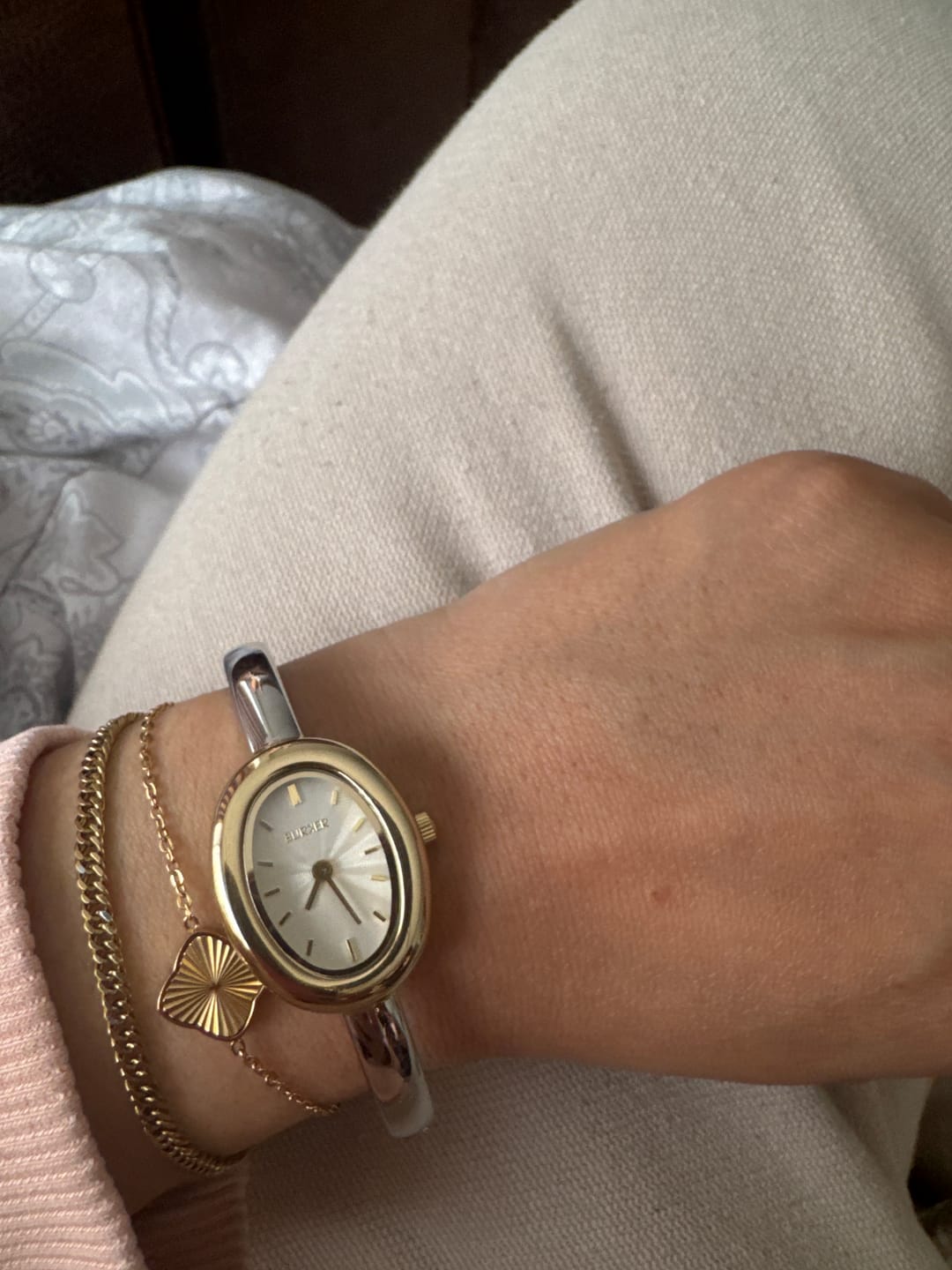 Customer photo review of Diana Gold Silver