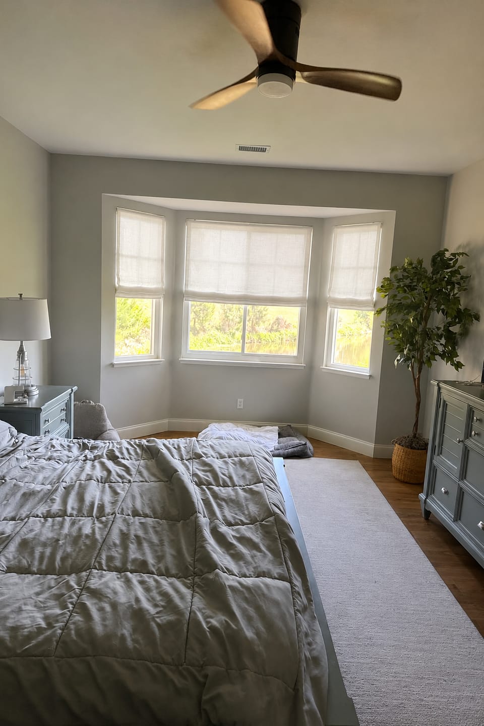 Customer photo review of Lucy Custom Roman Shades