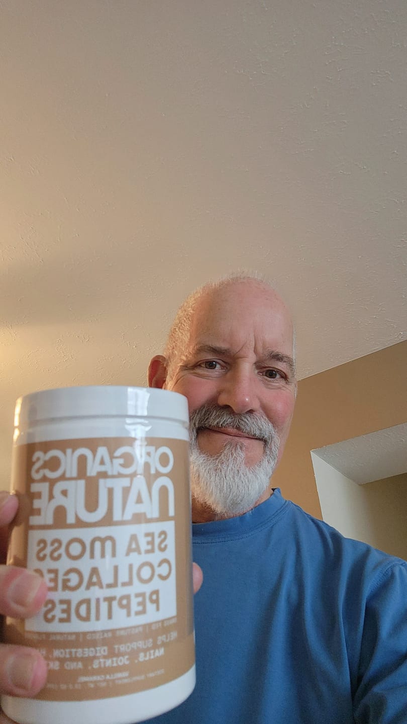 Customer photo review of Vanilla-Caramel Collagen Sea Moss
