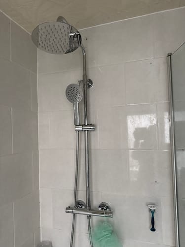 Customer photo review of BRAYDEN - Chrome Bar Valve & Rigid Riser Kit - Round