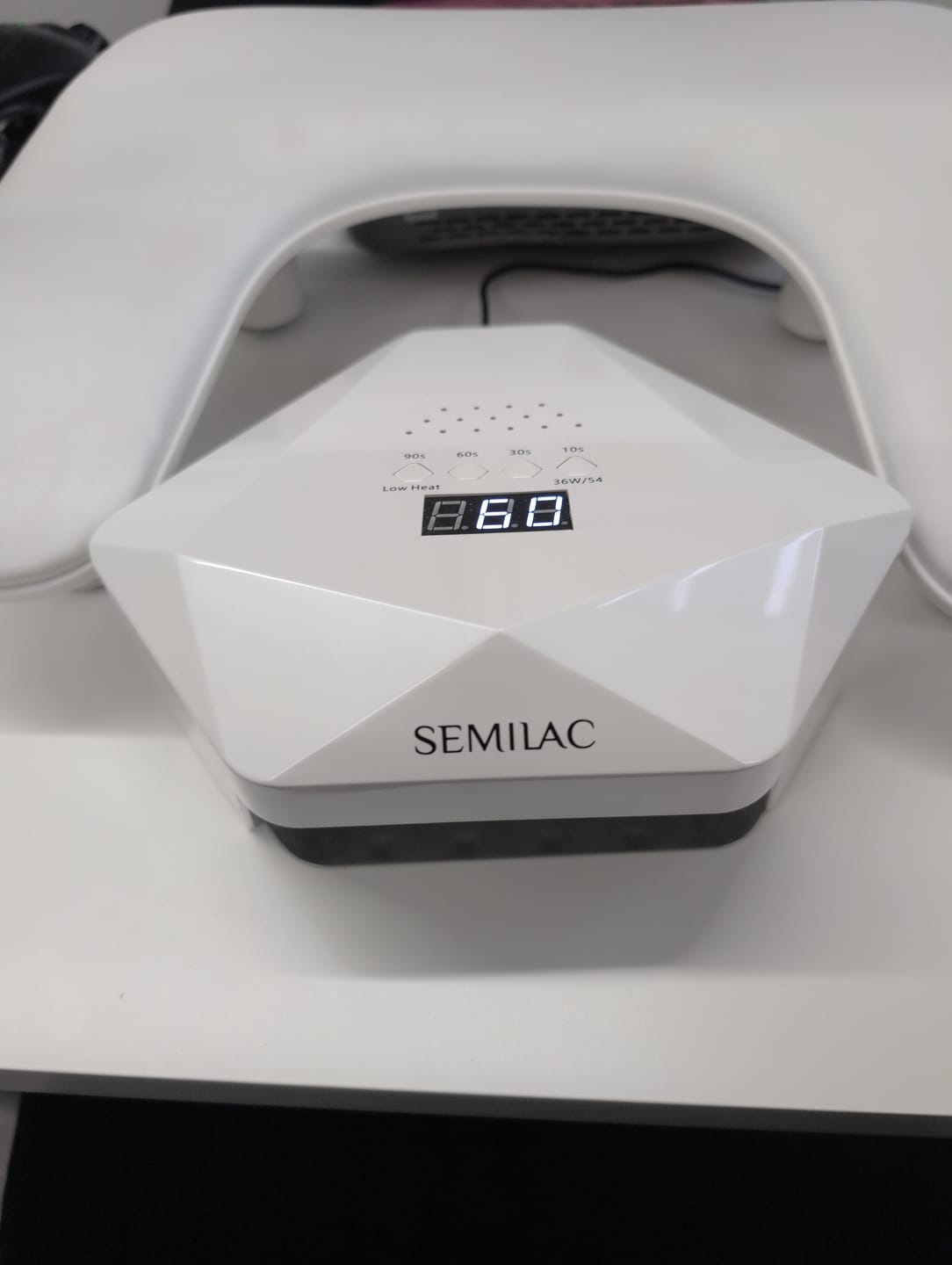 Customer photo review of Semilac UV LED Lamp 54/36W Diamond Collection