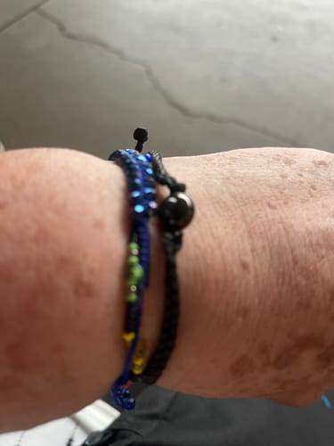 Reseña con foto de un cliente sobre Pulsera con Foto Dentro "Mágica"
