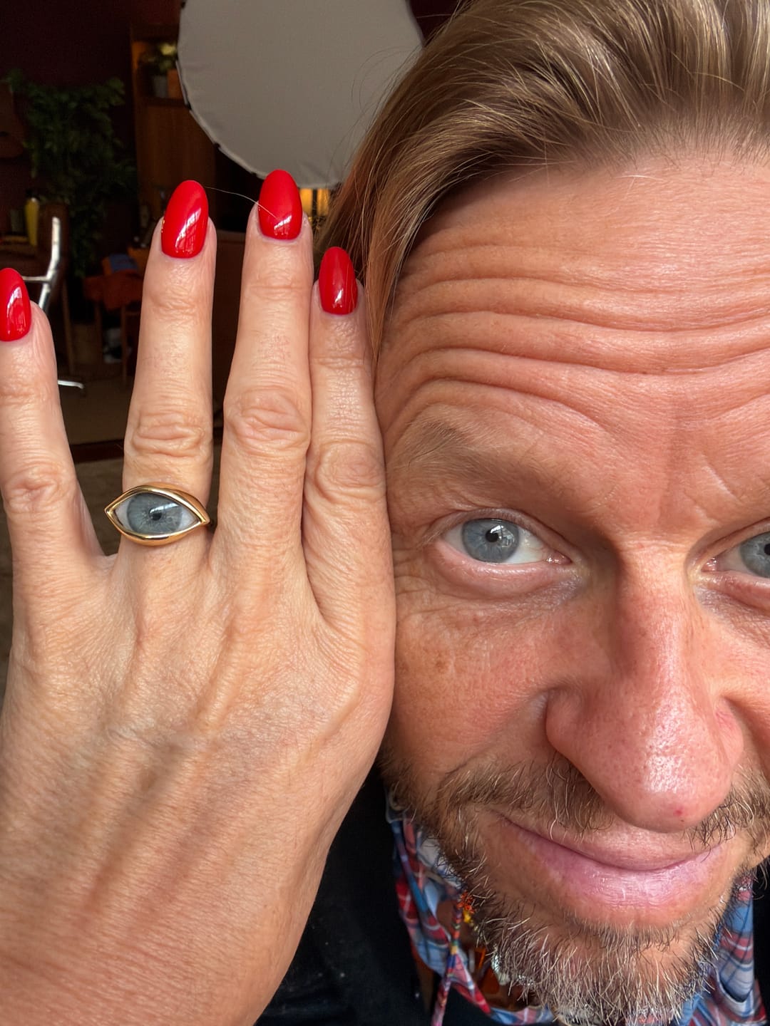 Customer photo review of Custom Dali Eye Ring
