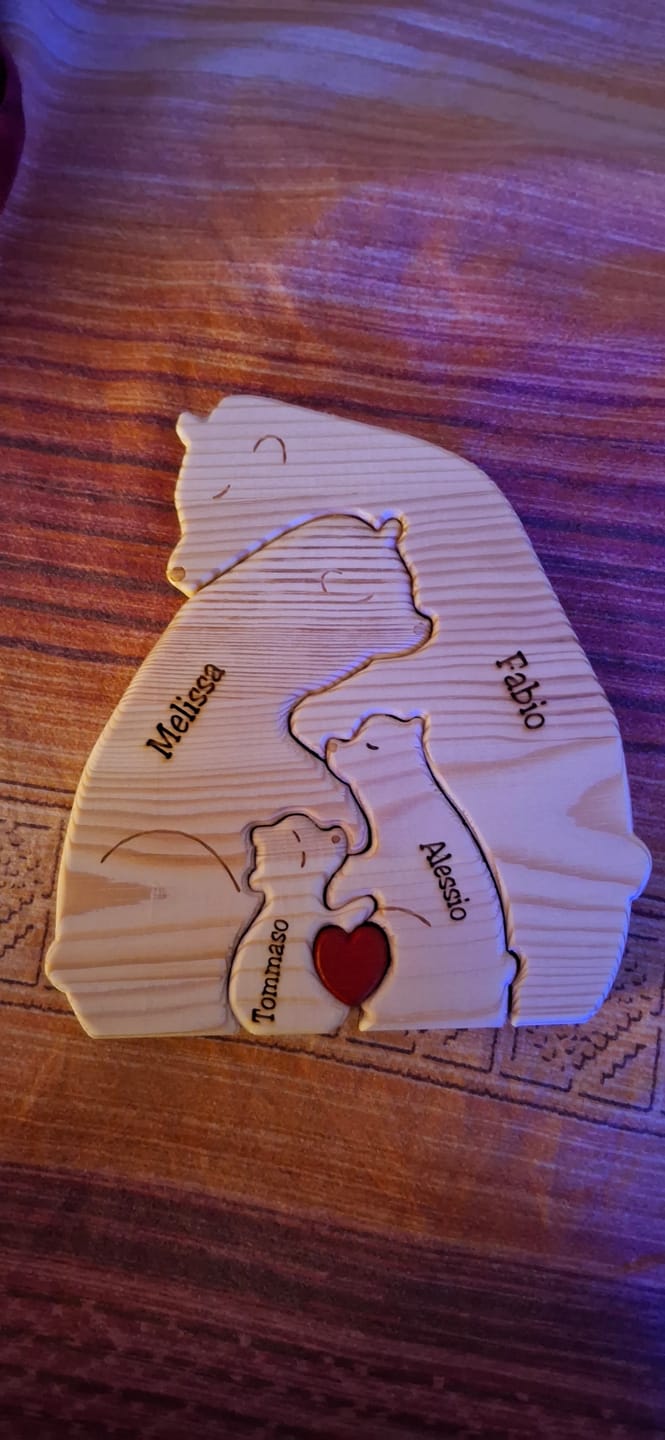 Customer photo review of Confezione regalo - Orsetti in legno