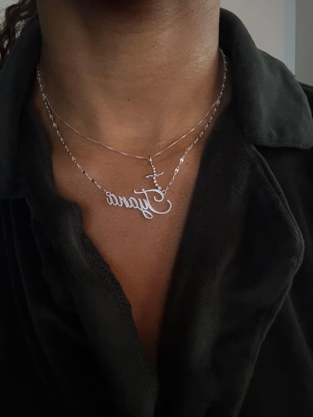 Customer photo review of Personalized Name Necklace
