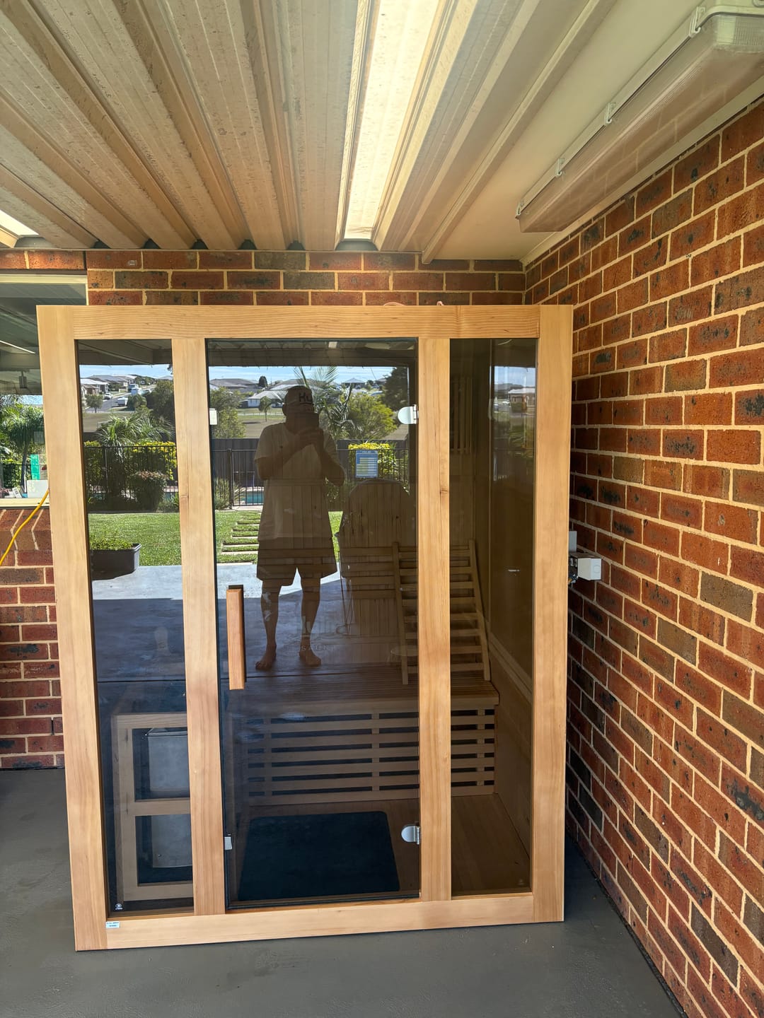 Customer photo review of Kylin Traditional Steam Sauna Room 2 Person QD-EA3