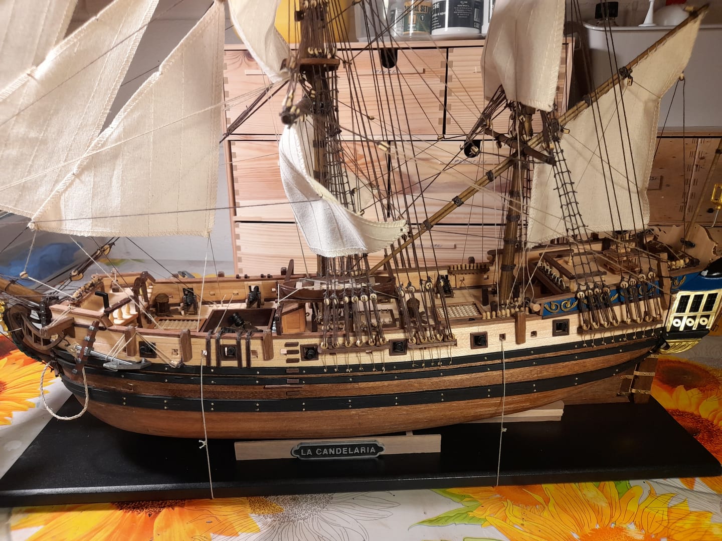 Customer photo review of Maqueta Barco La Candelaria