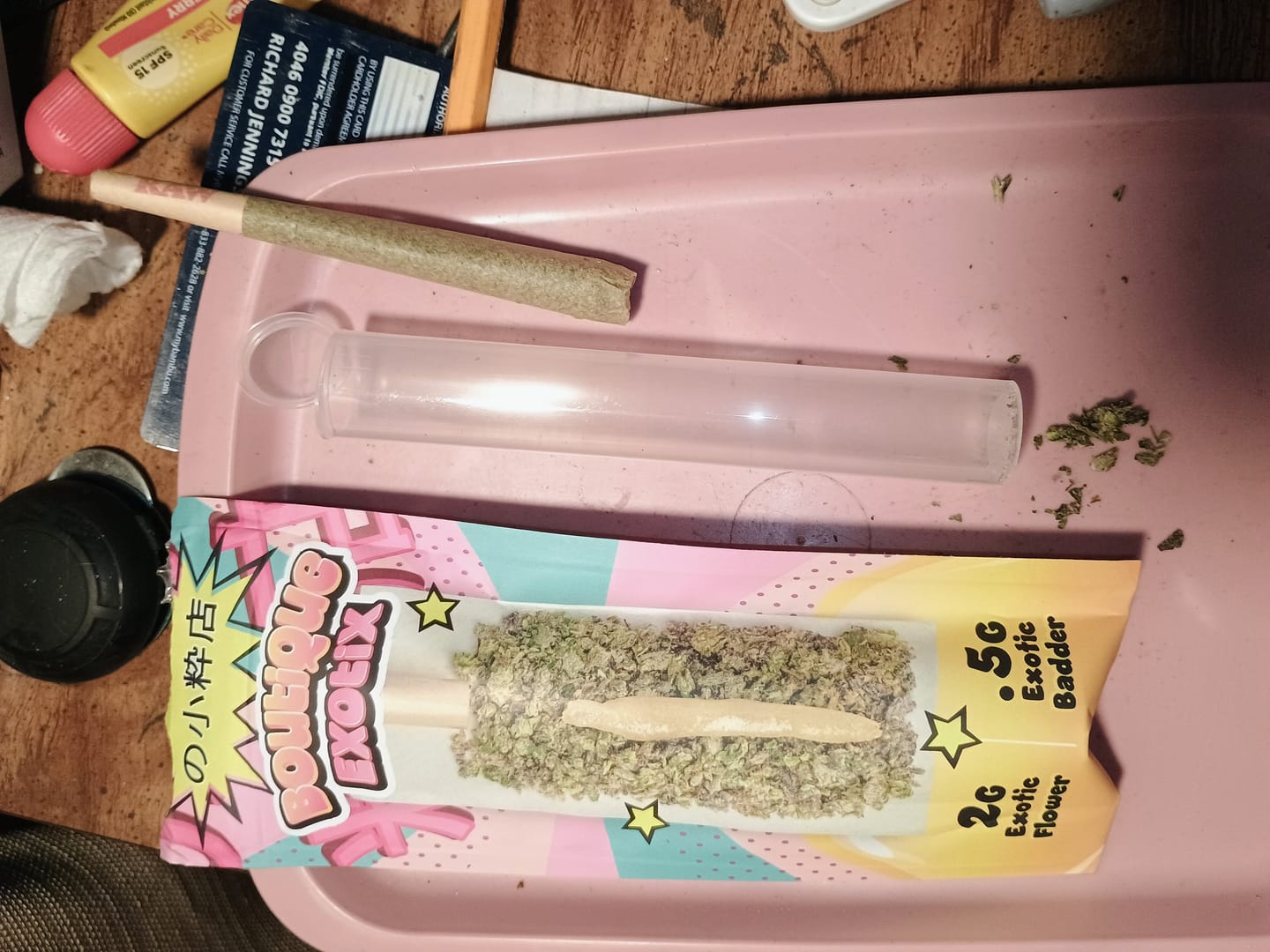 Customer photo review of Boutique Exotics - Jelly Roll - 2.5G Pre-Roll