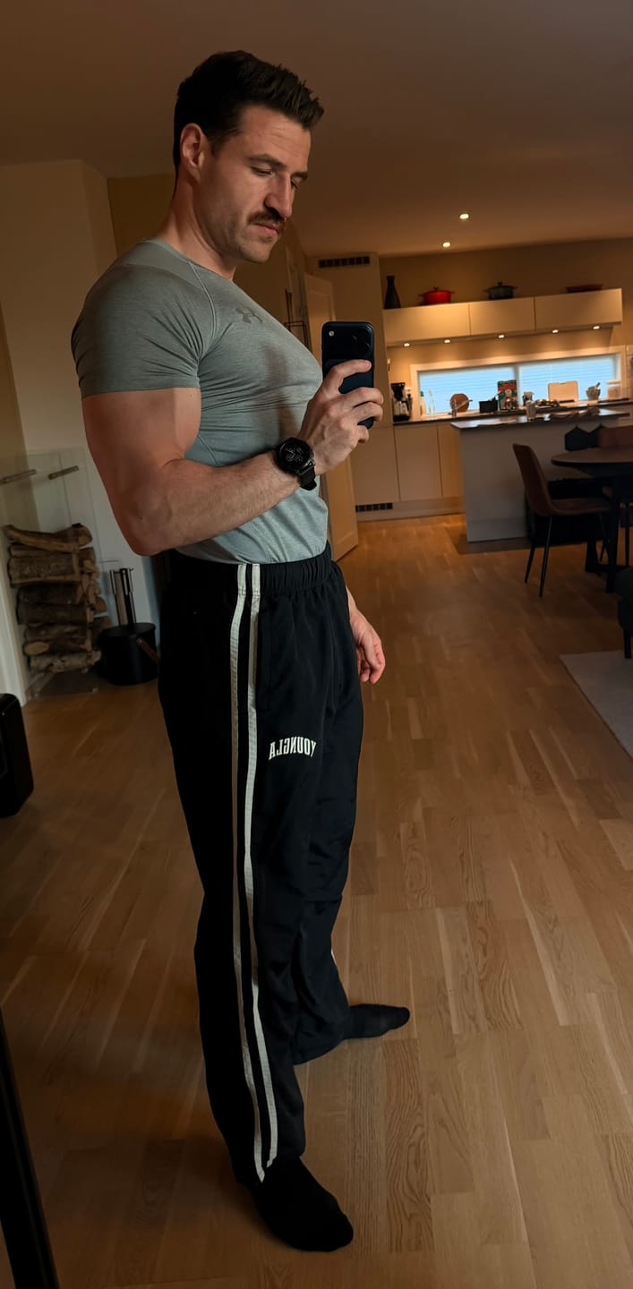 Customer photo review of 249 - Flagship Track Pants