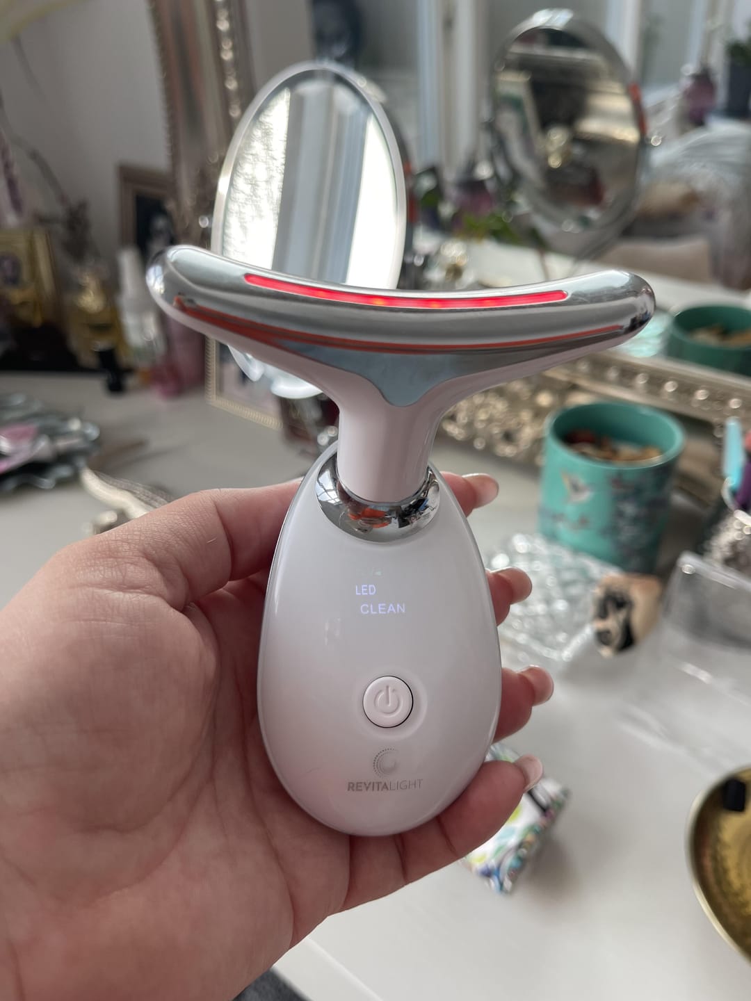 Customer photo review of Face & Neck Lifting Massager | Face Sculptor