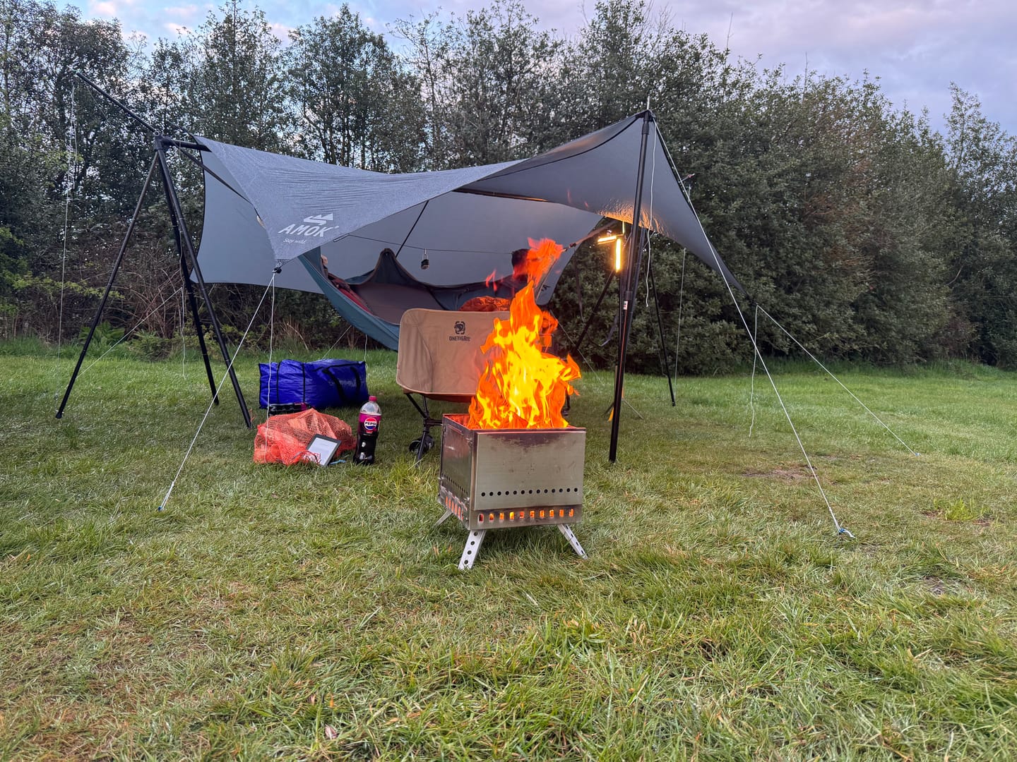 Customer photo review of Turtlebug Camper Hammock Stand