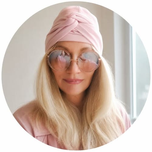 Customer photo review of Pink Turban Hat