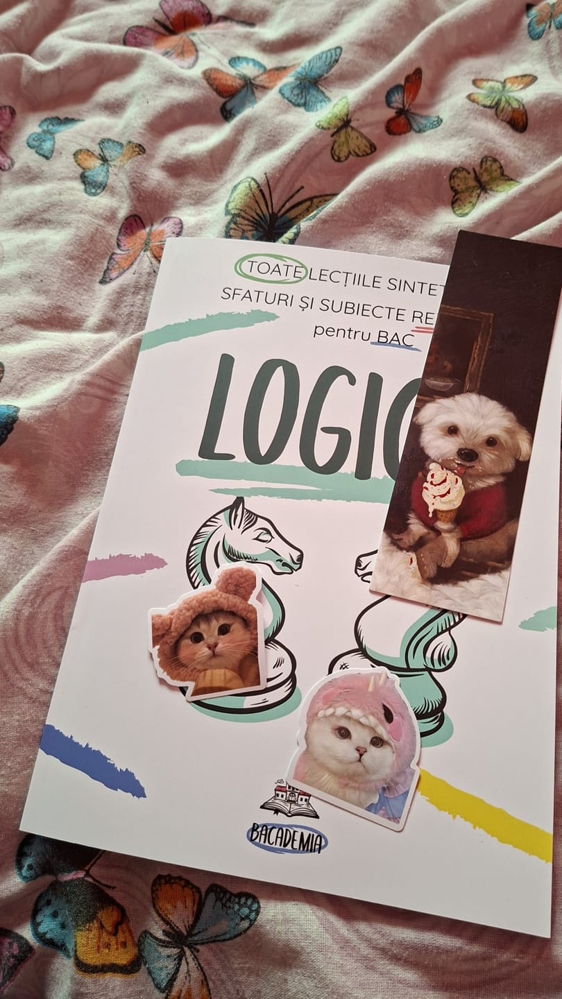Customer photo review of Carte Logică Bacalaureat Bacademia