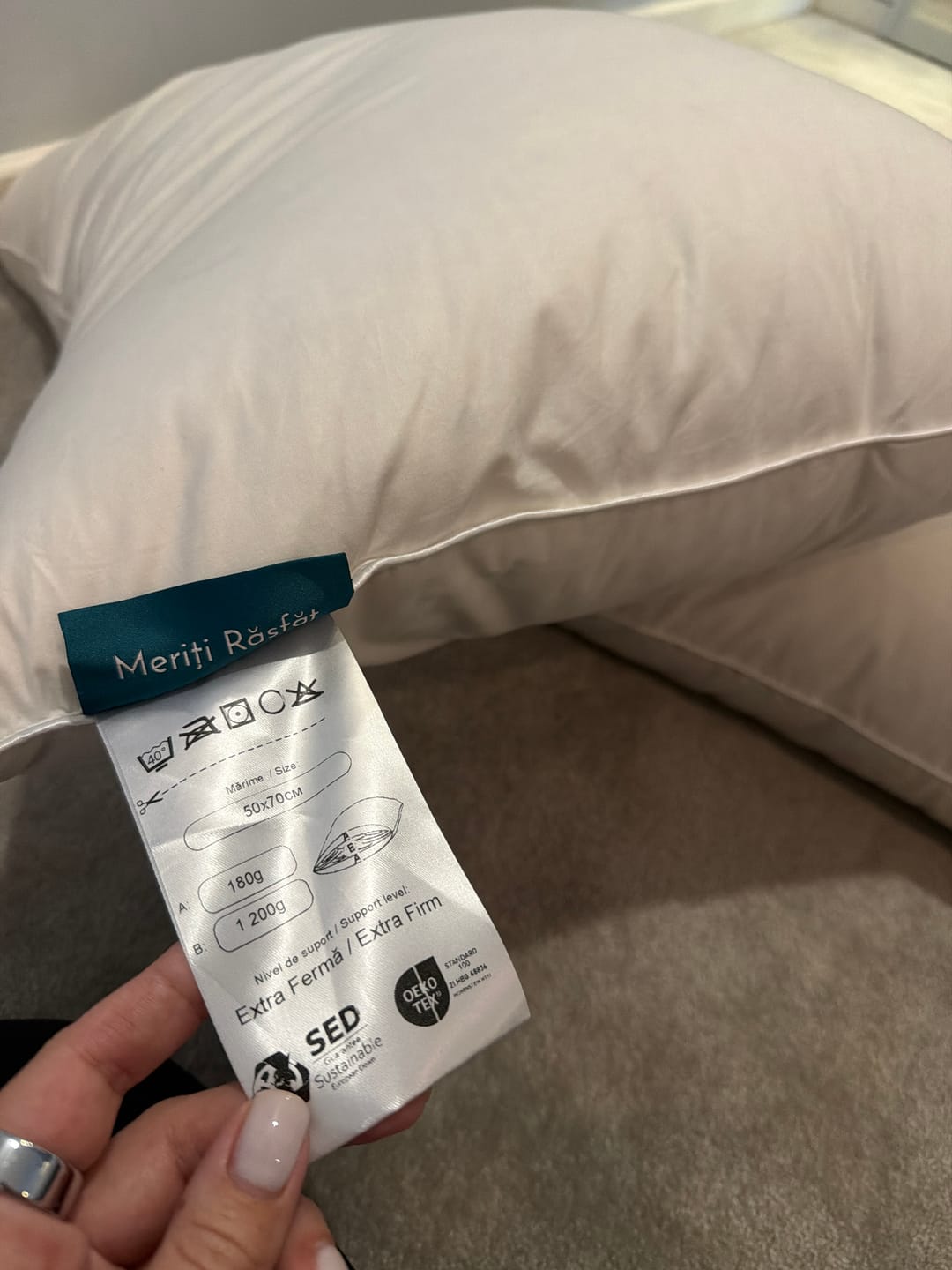 Customer photo review of Pernă Plume Puf