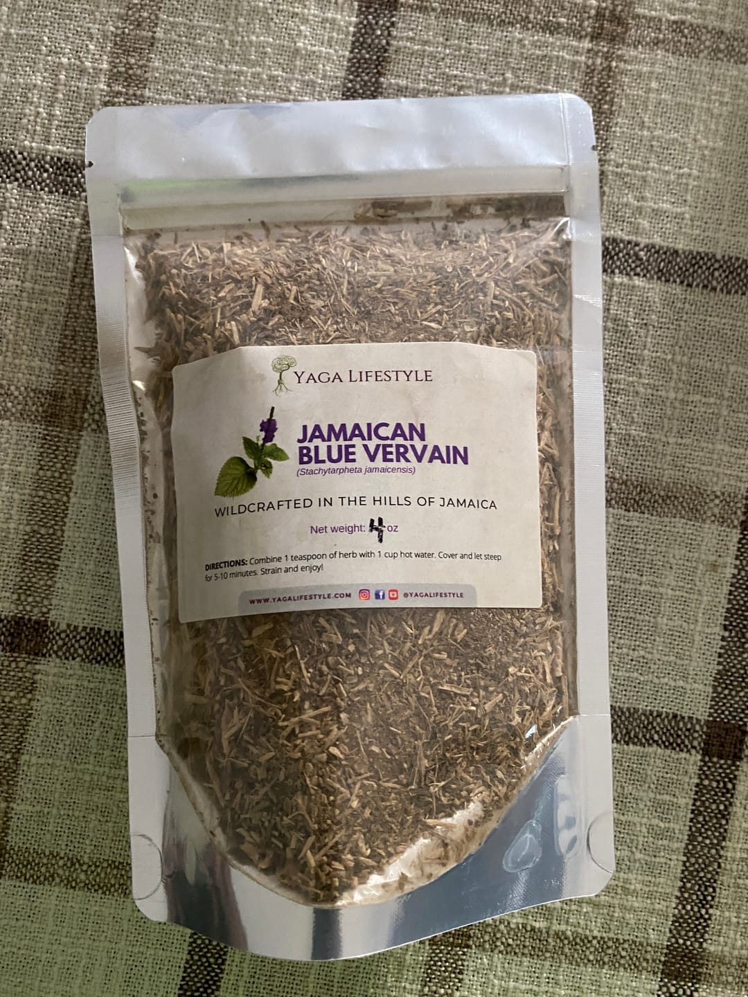 Customer photo review of Jamaican Blue Vervain (Wildcrafted)