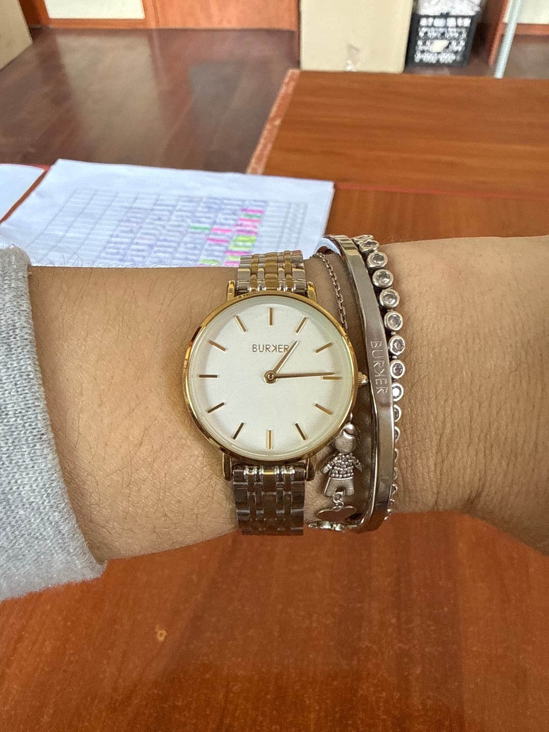 Customer photo review of Ruby Petite Gold Silver
