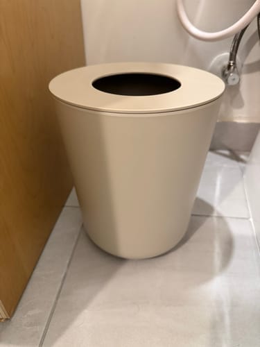 Customer photo review of Bathroom Bin 4.5L - Stone