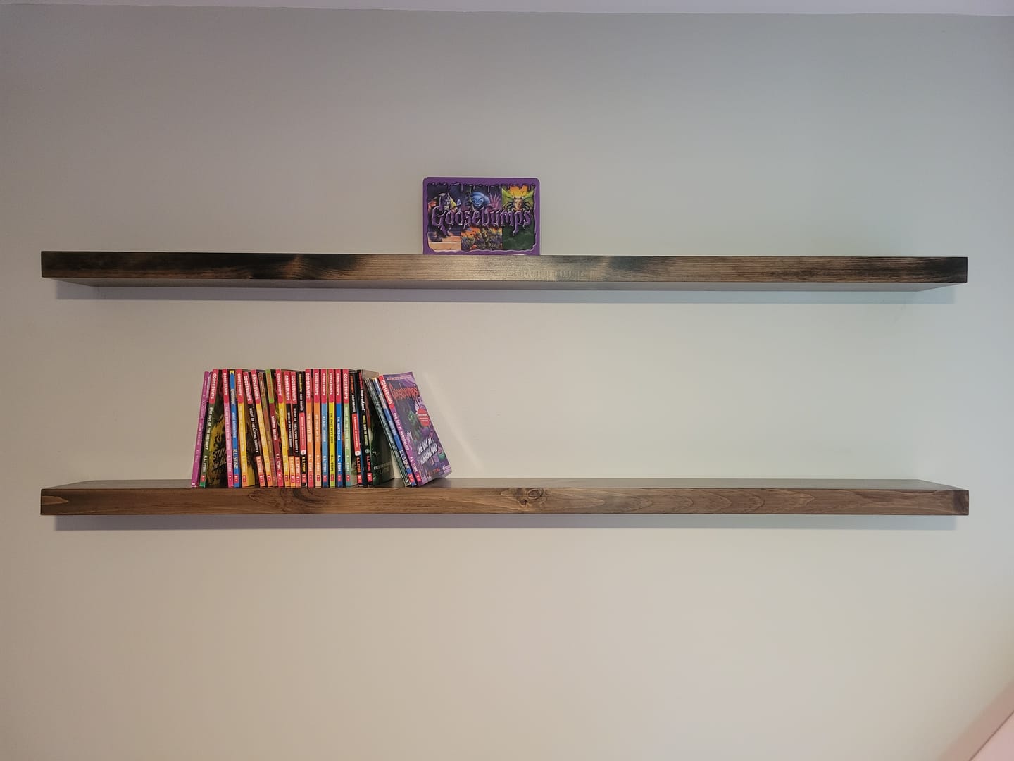 Customer photo review of Rustic Floating Shelves