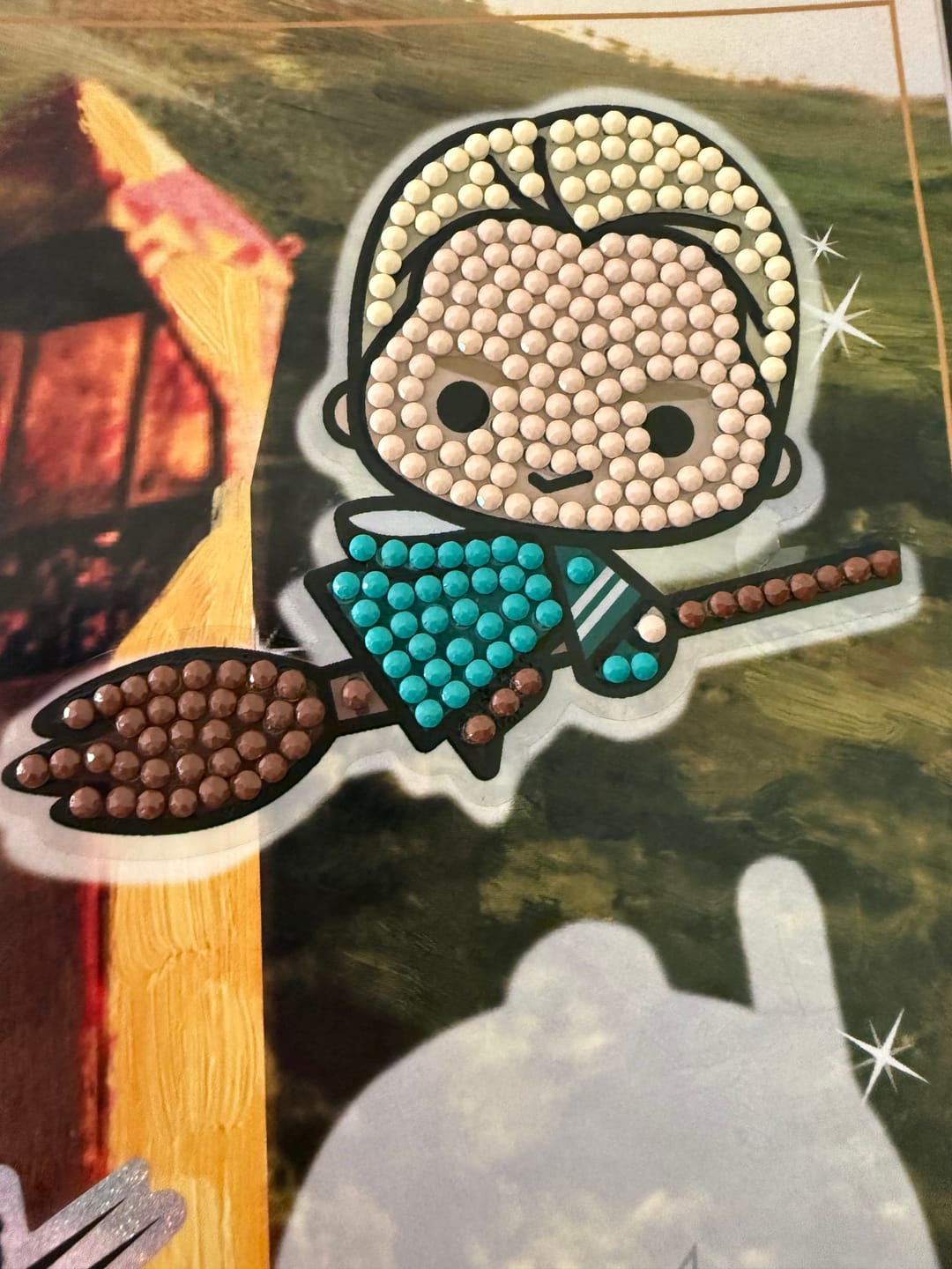 Customer photo review of Harry Potter Crystal Art Sticker Pack