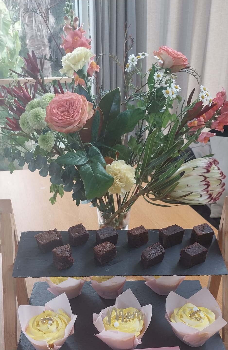 Customer photo review of Fudgy Chocolate Brownie